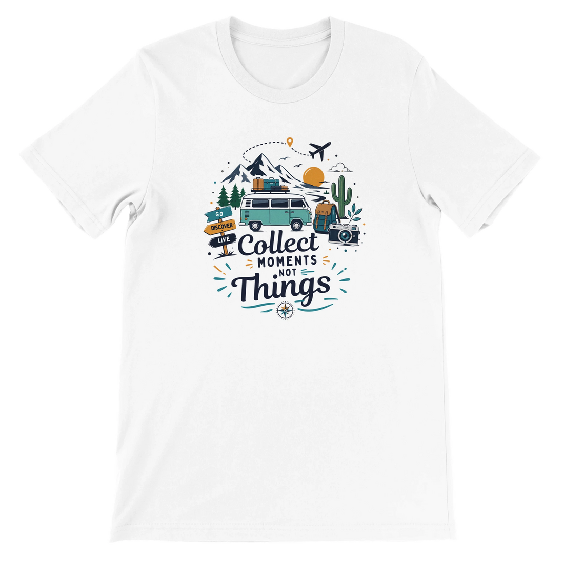 Collect Moments Not Things Graphic T-Shirt