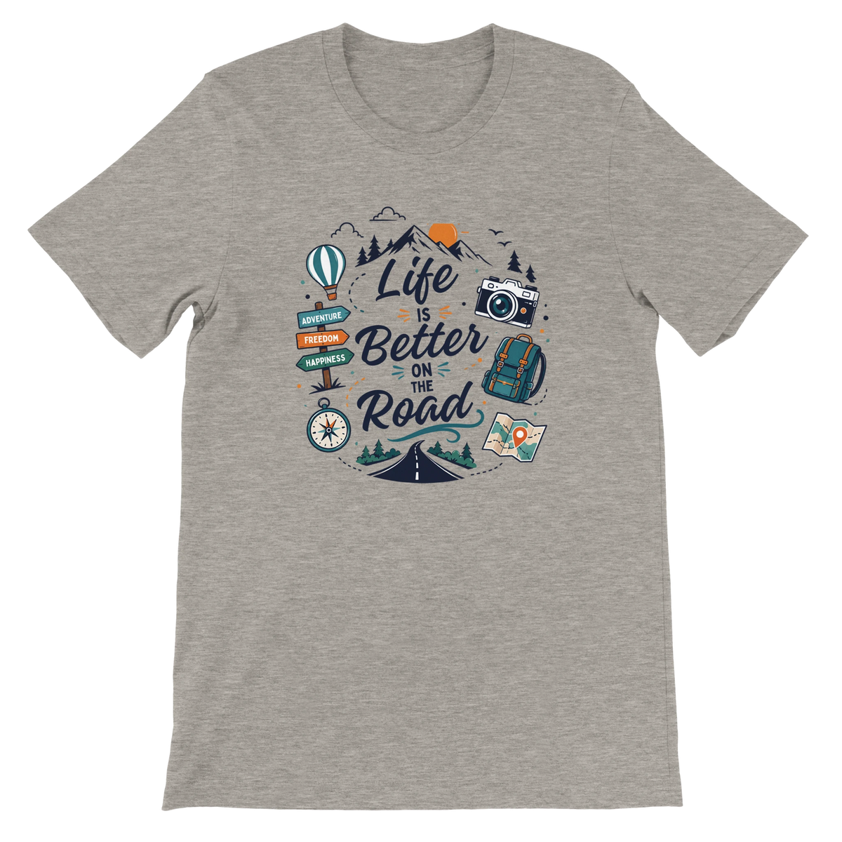 Life Is Better on the Road Graphic T-Shirt