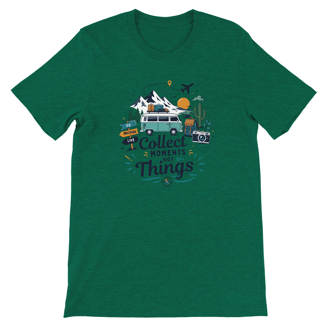 Collect Moments Not Things Graphic T-Shirt
