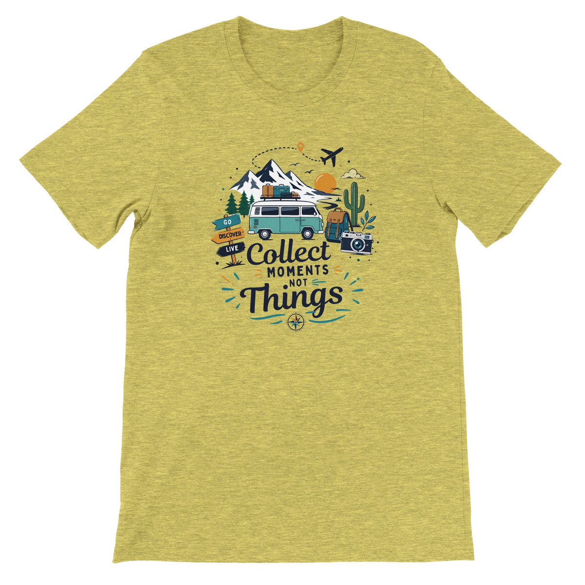 Collect Moments Not Things Graphic T-Shirt