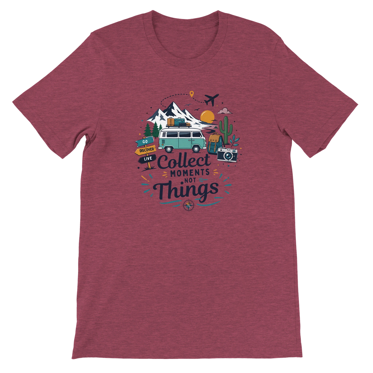 Collect Moments Not Things Graphic T-Shirt