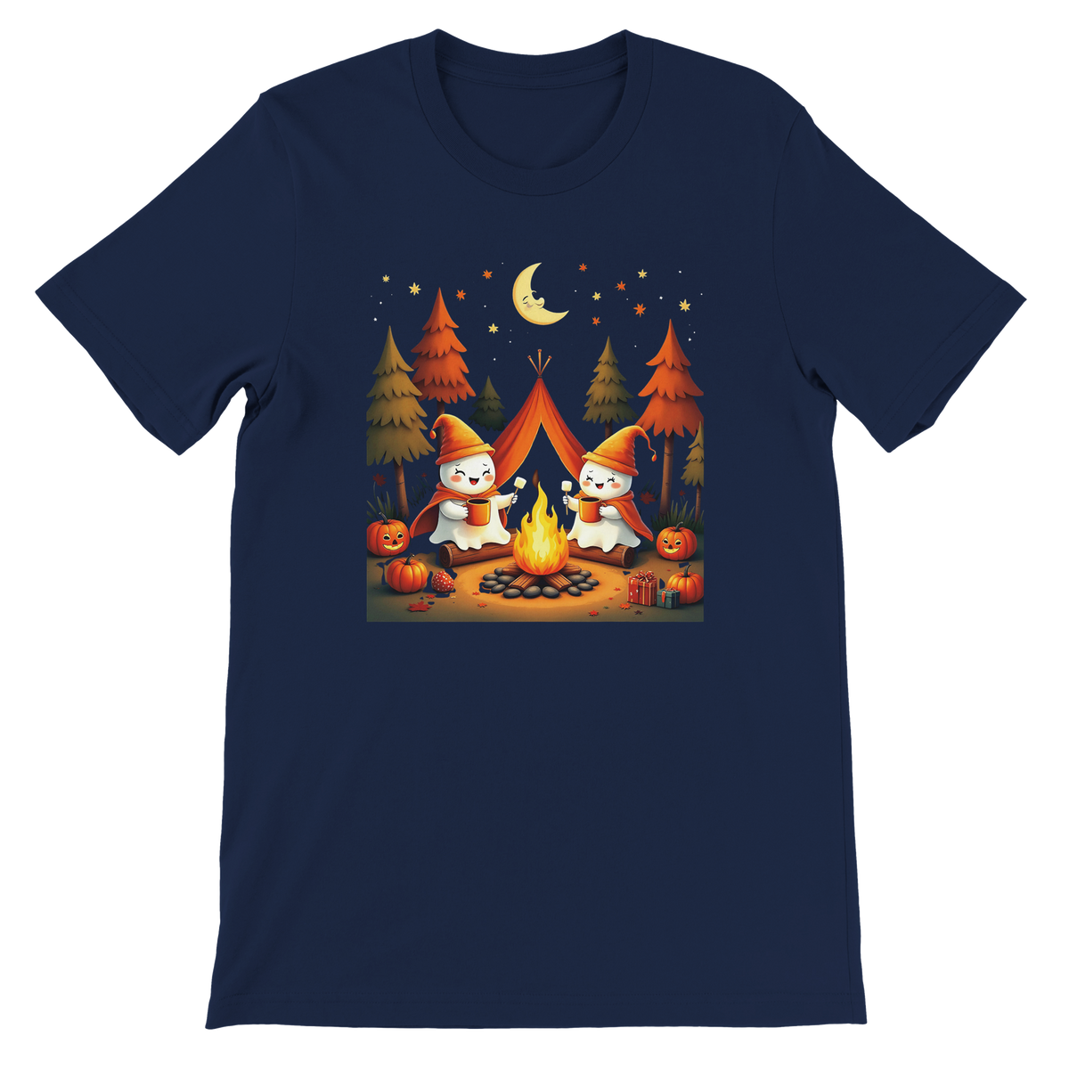 Autumn Camping Ghosts T-Shirt