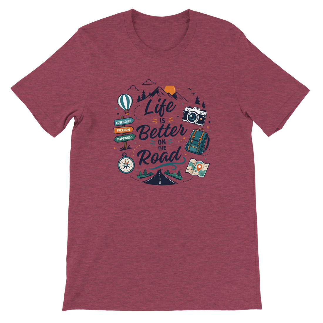 Life Is Better on the Road Graphic T-Shirt