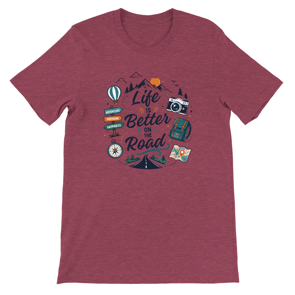 Life Is Better on the Road Graphic T-Shirt
