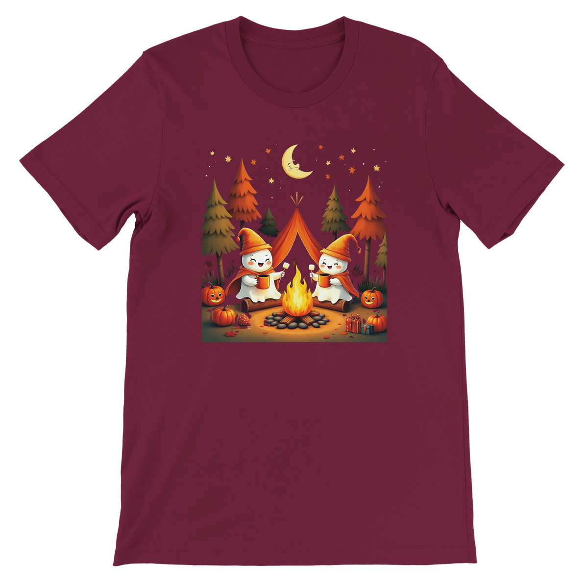 Autumn Camping Ghosts T-Shirt
