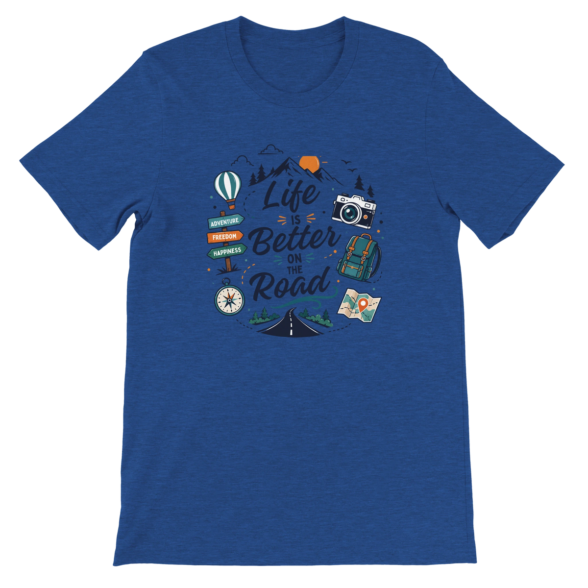 Life Is Better on the Road Graphic T-Shirt