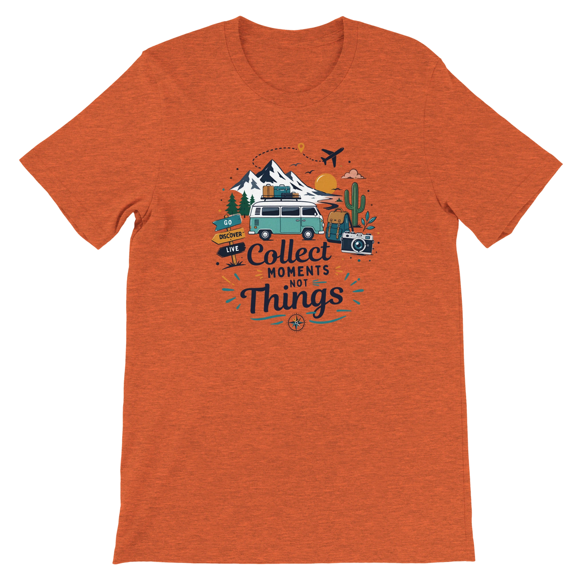 Collect Moments Not Things Graphic T-Shirt