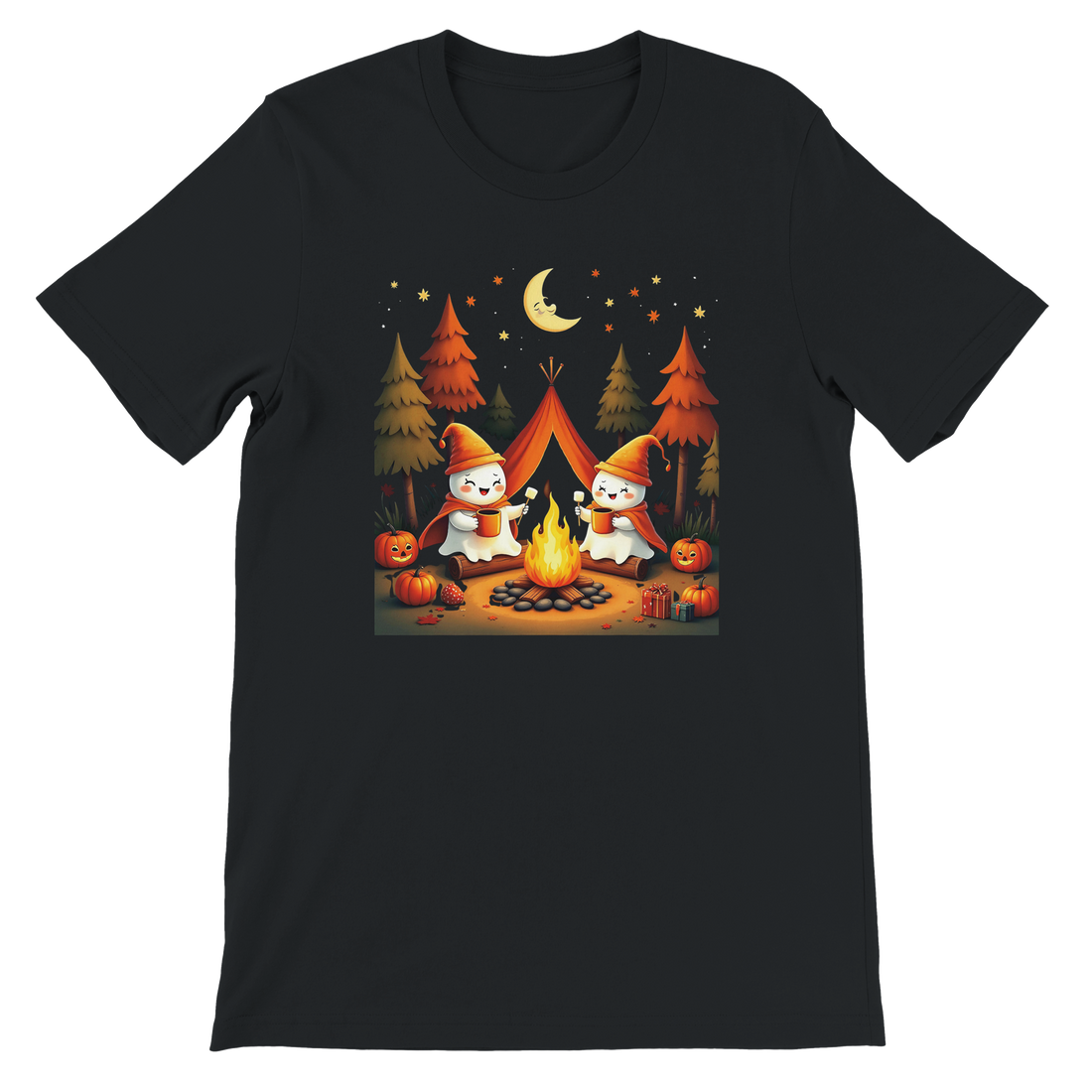 Autumn Camping Ghosts T-Shirt