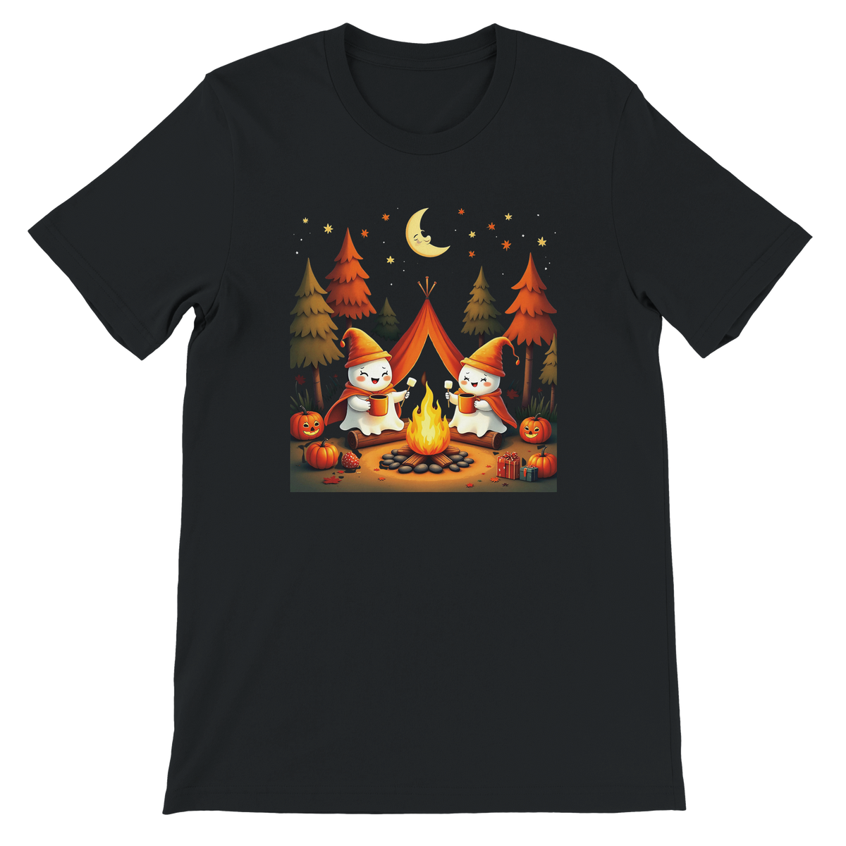 Autumn Camping Ghosts T-Shirt