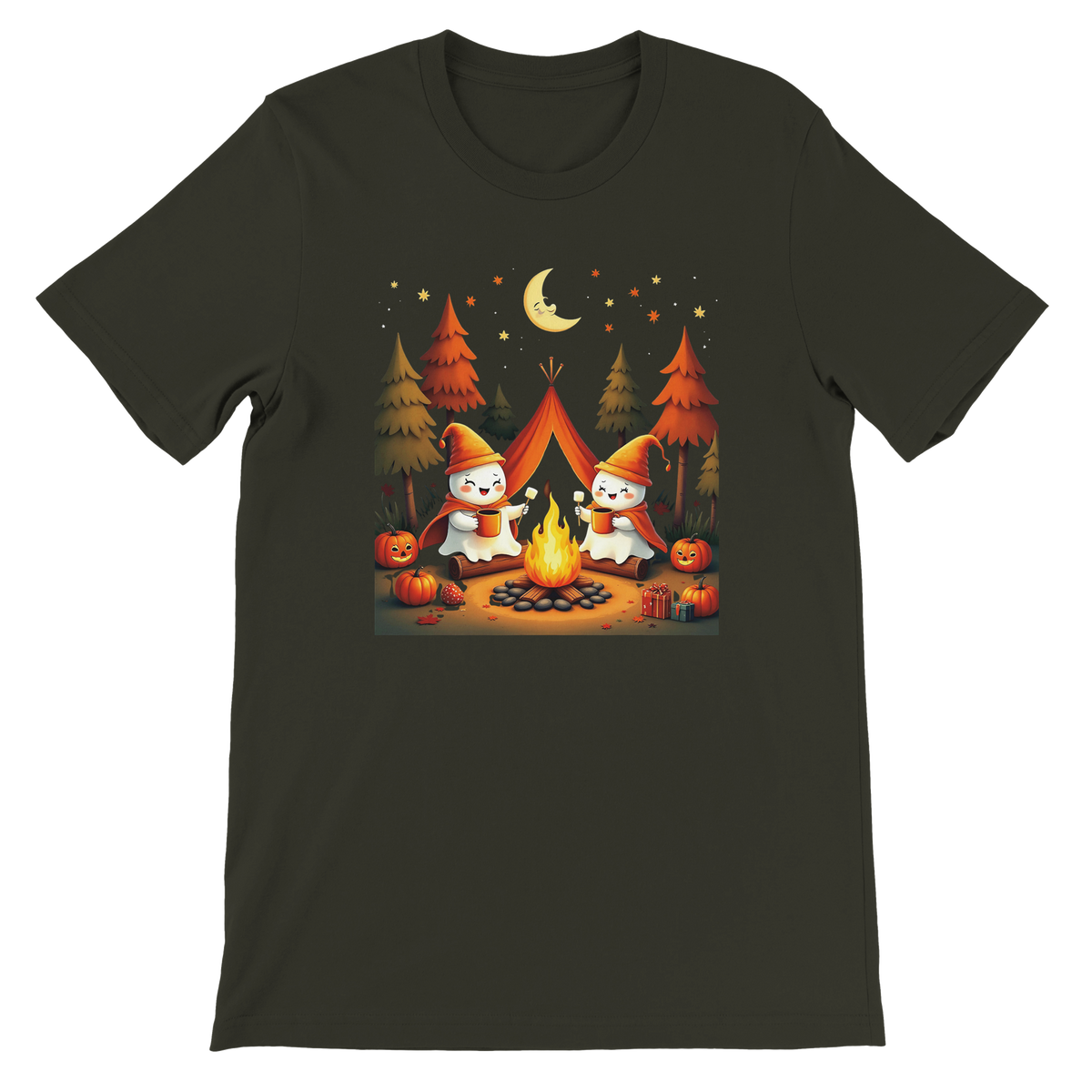 Autumn Camping Ghosts T-Shirt