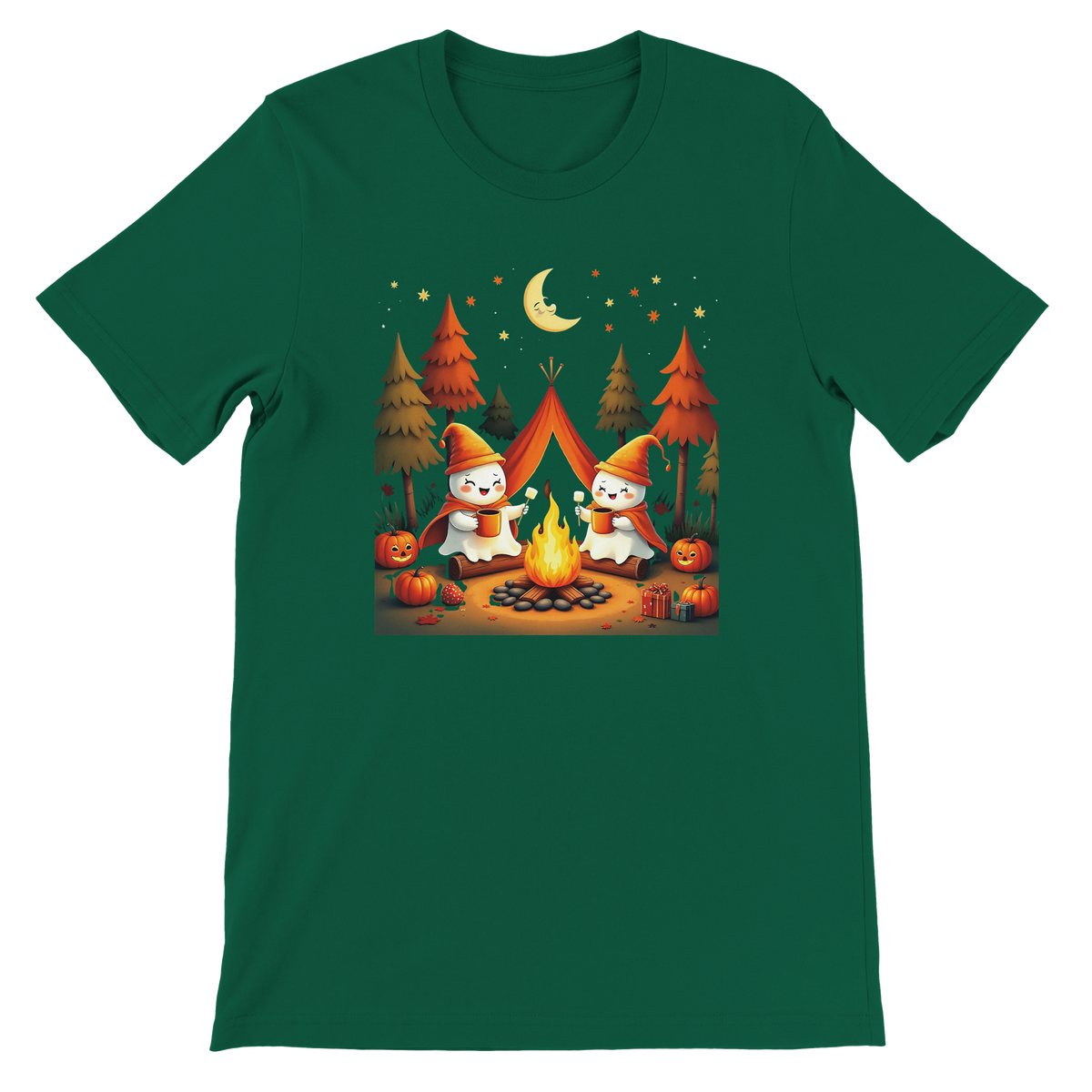 Autumn Camping Ghosts T-Shirt