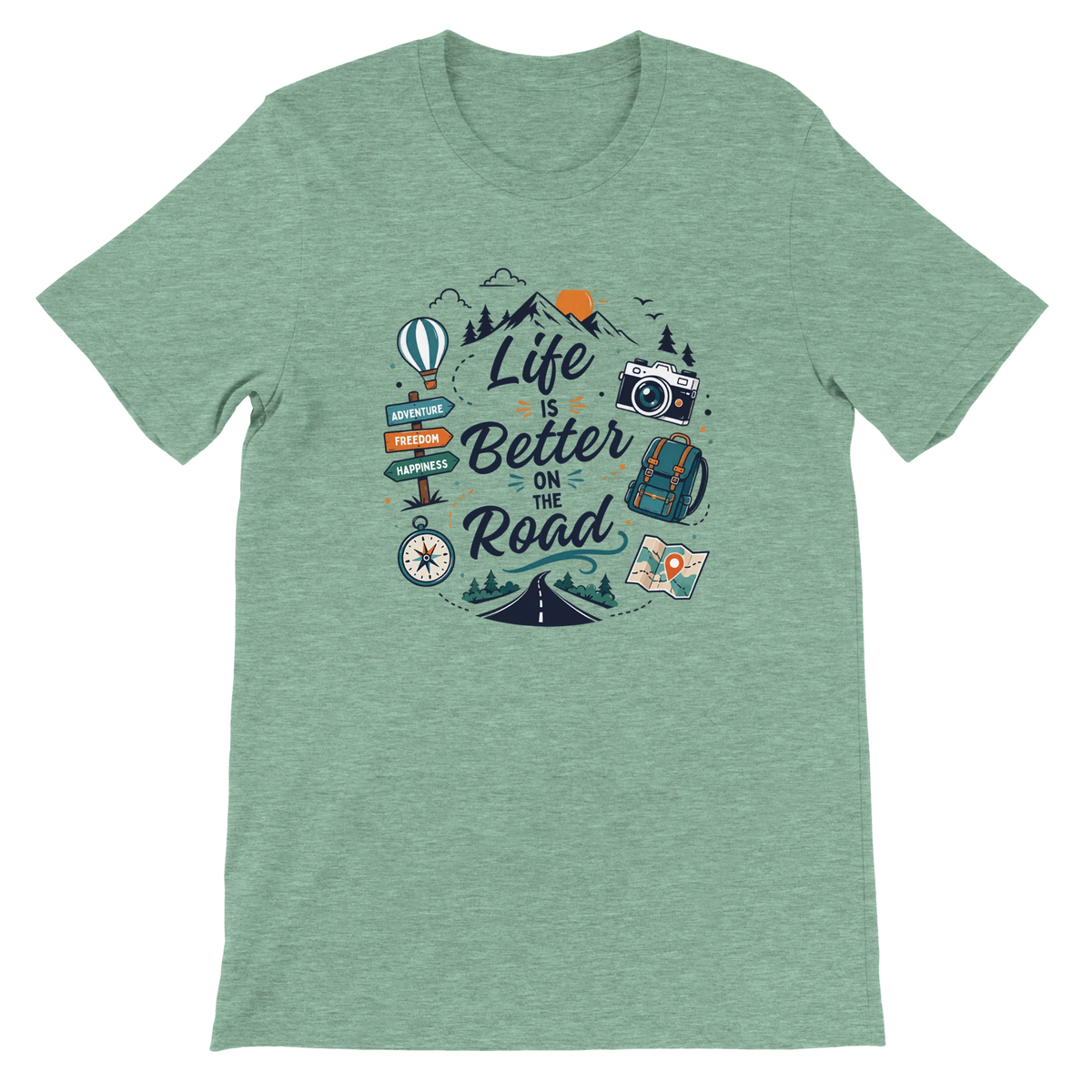 Life Is Better on the Road Graphic T-Shirt
