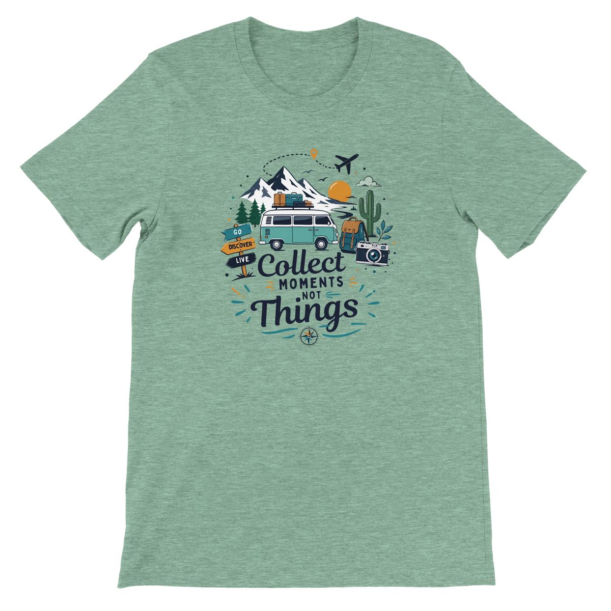 Collect Moments Not Things Graphic T-Shirt