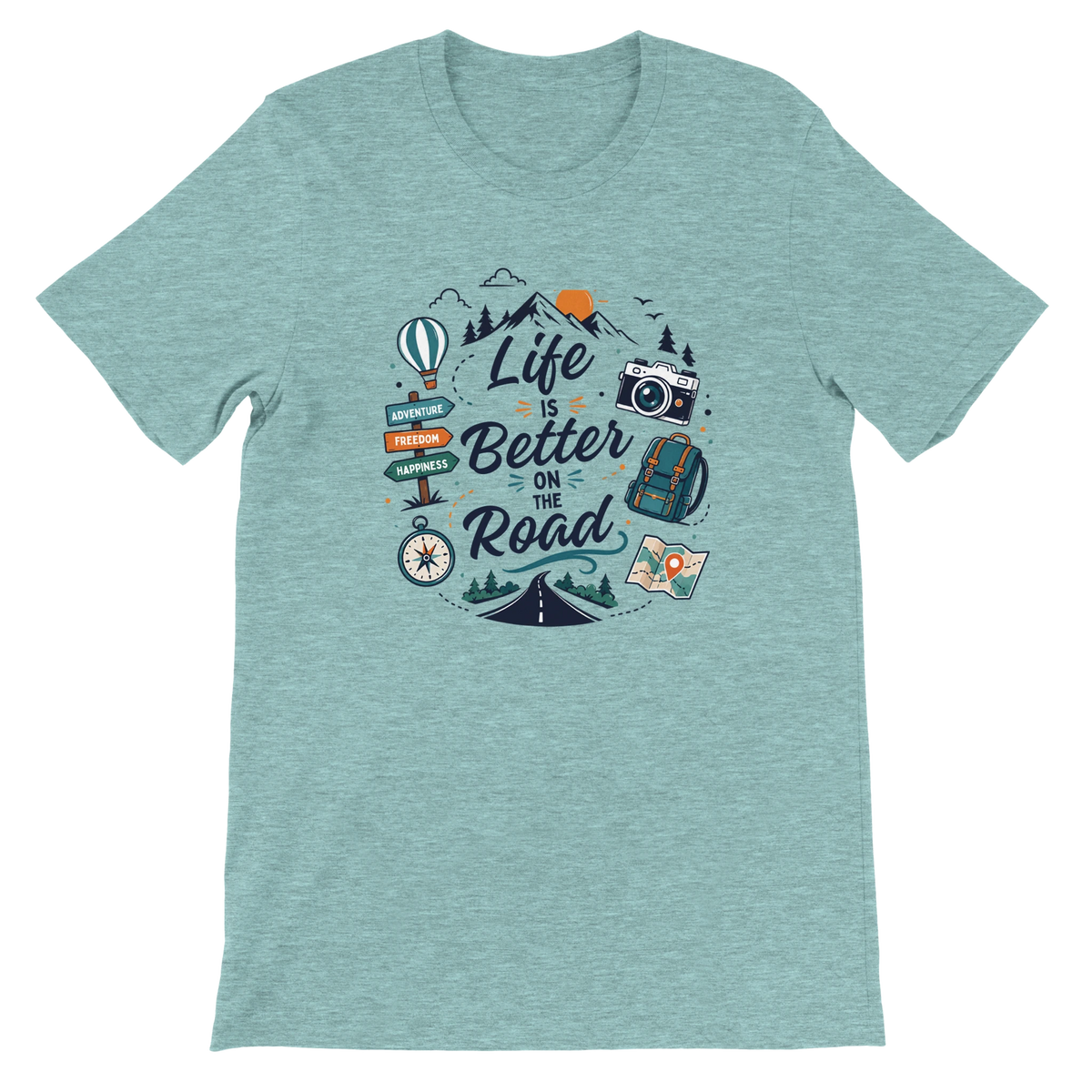 Life Is Better on the Road Graphic T-Shirt