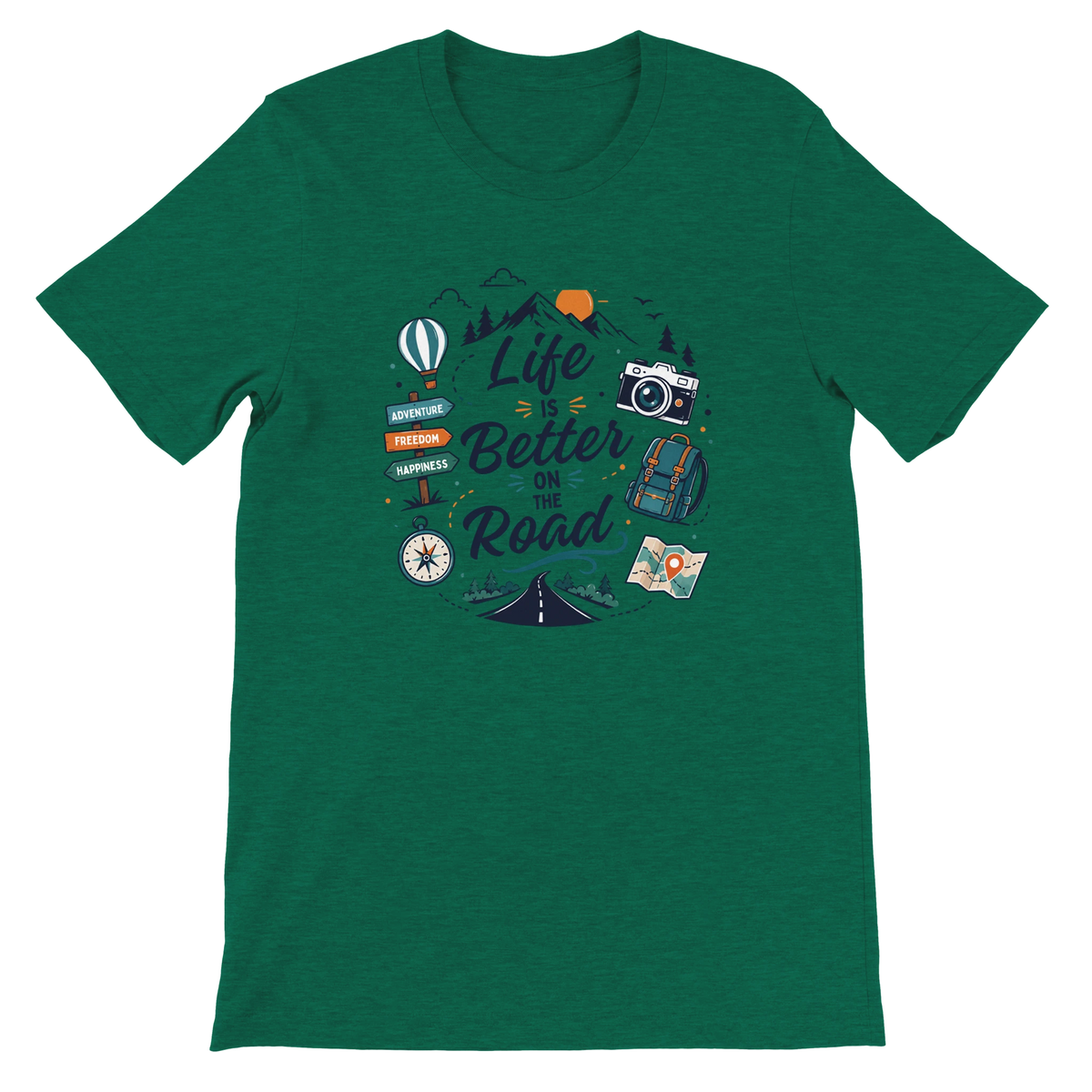Life Is Better on the Road Graphic T-Shirt