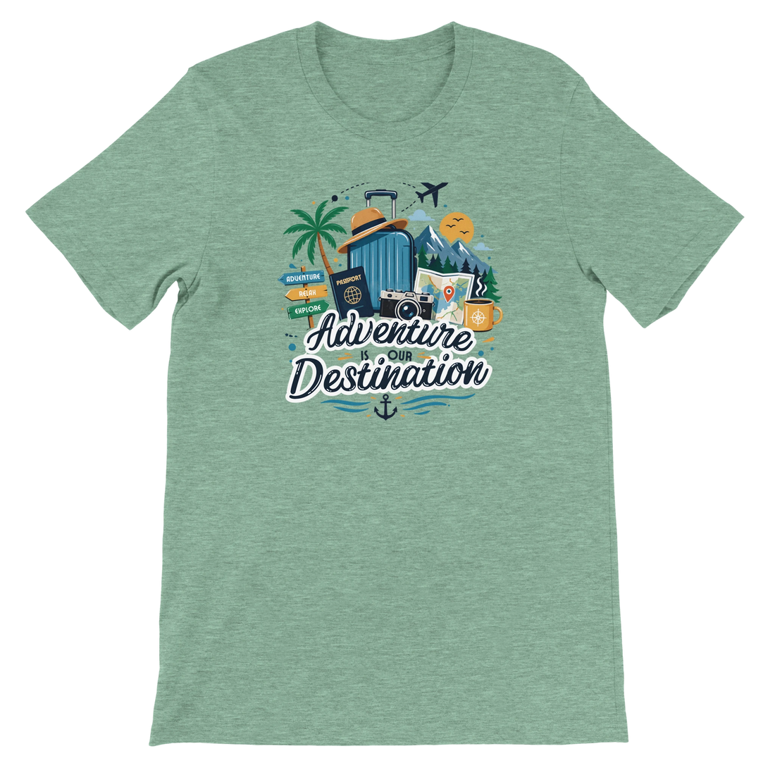 Adventure Is Our Destination Graphic T-Shirt