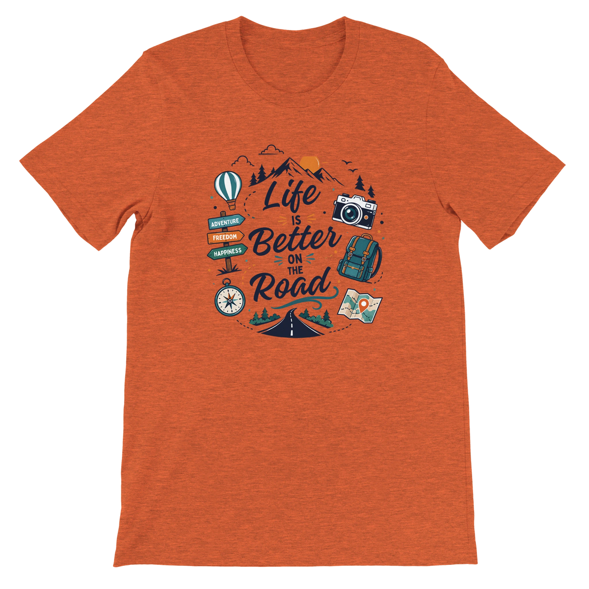 Life Is Better on the Road Graphic T-Shirt